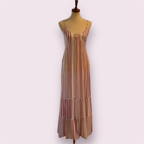 EB Luxe Striped Maxi Dress - Picture 2 of 5